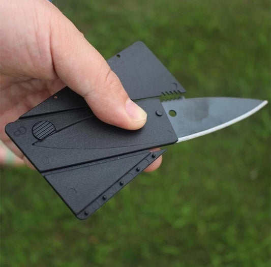 Portable Credit Card Survival Tool – Slim Folding Pocket Multi-Tool | Compact Wallet Utility Tool for Outdoor, Camping, Hiking, Travel & Household Tasks PROMISE TO SELL
