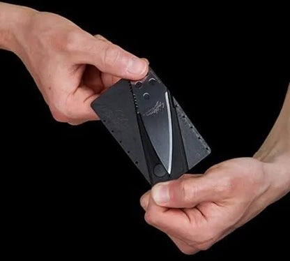 Portable Credit Card Survival Tool – Slim Folding Pocket Multi-Tool | Compact Wallet Utility Tool for Outdoor, Camping, Hiking, Travel & Household Tasks PROMISE TO SELL
