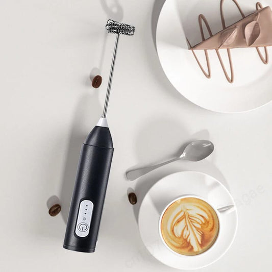Electric Rechargeable Coffee Beater (Type-C, Handheld)