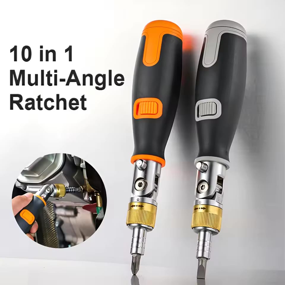 Screwdriver Hidden Screwdriver Head Multi Angle Corner Capable Multifunctional Screwdriver Set 10 in 1