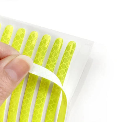 Wheel Hub Sticker For Car, Bicycle, Motorcycle | Car Warning Sticker (20pcs) | Wheel Center Reflective Stickers Stripe