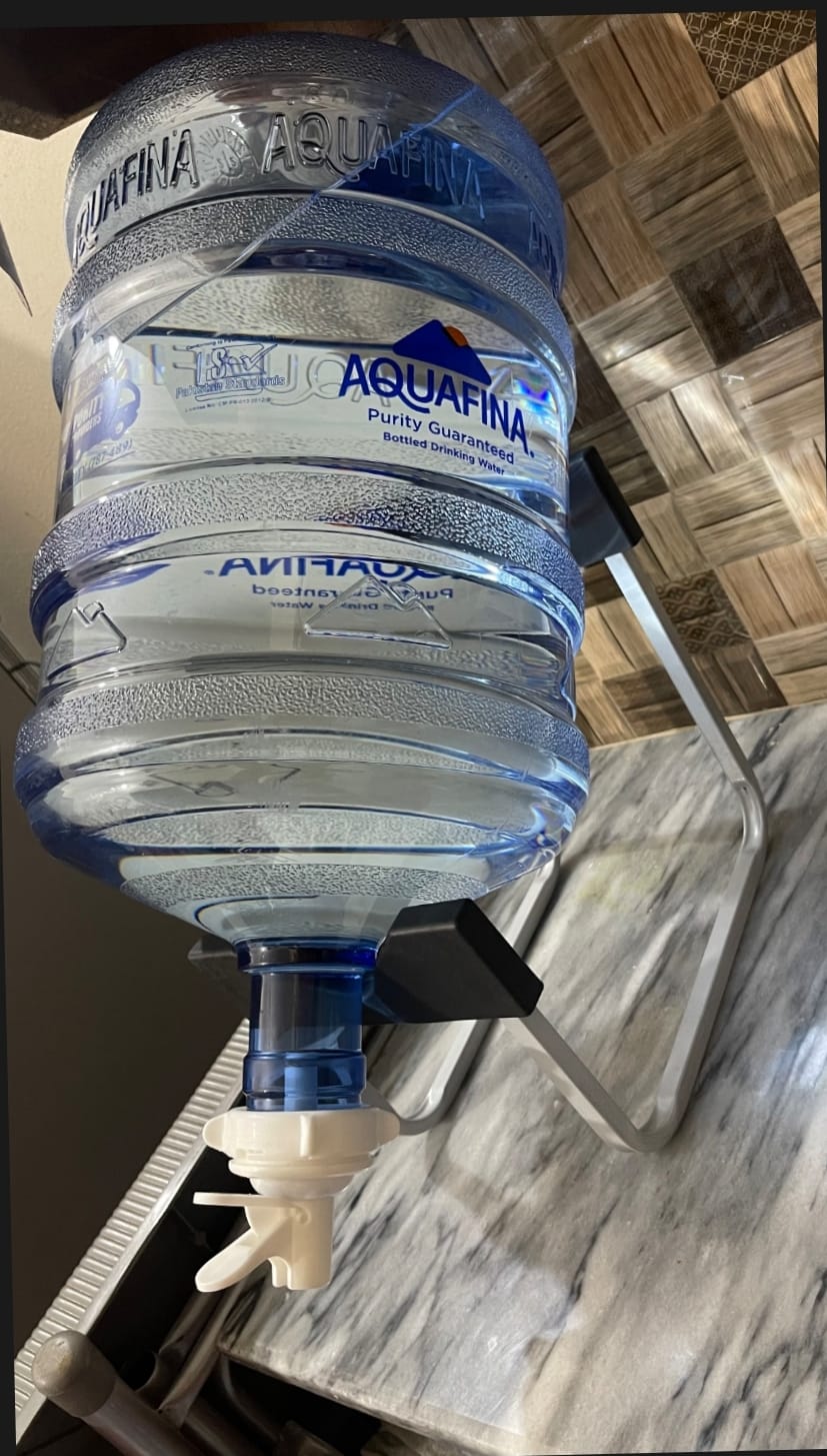 METAL STAND 19L WATER BOTTLE WITH WATER TAP With NOZZLE